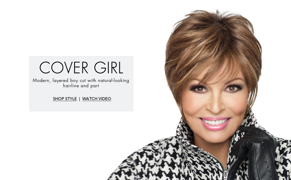 Raquel Welch Covergirl Lace Front - Monofilament Top, boy cut Wig